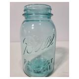 Ball perfect Mason blue glass jar