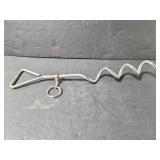 Dog chain ground hook