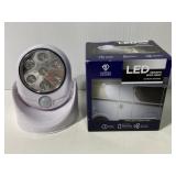 Batter operated LED security spotlight