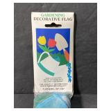 New decorative gardening flag