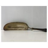 Unqiue vintage half moon silver plate pie server