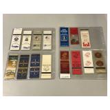 Assorted military matchbook covers