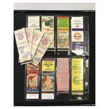 Vintage Gulf Oil matchbook cover collection