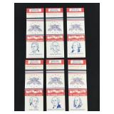 Founding Fathers matchbook cover collection