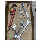 Assorted wrenches & pliers
