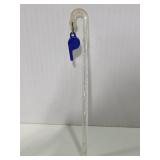 Novelty whistle swizzle stick