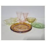 Colorful glass collection