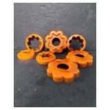 Vintage Tupperware cookie cutters