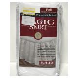 Magic Skirt full size ruffles bed skirt