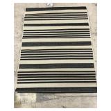 Safavieh Black and Tan courtyard rug