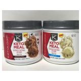 Pair of unopened Ketologic Keto Meals