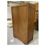 Vintage cedar lined wardrobe cabinet