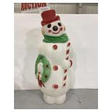 Large Vintage blow mold light up snowman