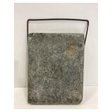 Primitive bed warmer stone w/ wire handle