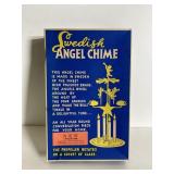 Vintage Swedish angel chime in box
