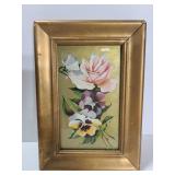 Small framed flower print