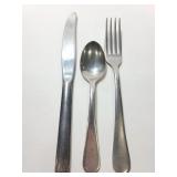 Stamped FORD knife, spoon and fork