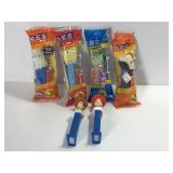Lot of Pez candy and dispensers