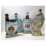 Four State Jim Beam decanters