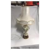 Vintage ornate ceramic lamp