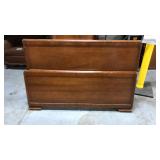 Antique deco bed headboard & foot board