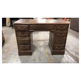 Vintage seven drawer desk