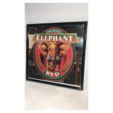 Elephant Red beer mirror 1144