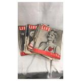 Lot of 1940s LIFE magazines