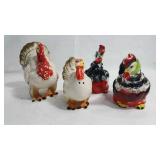 Chickens & Turkeys Salt & Pepper Shakers