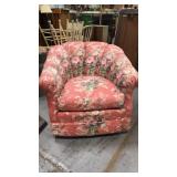 Floral rocker chair