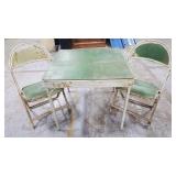 Metal Kids Table & Chair Set