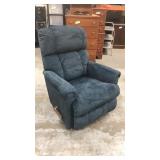 Blue La-Z-Boy reclining chair