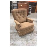 Brown plaid La-Z-Boy reclining chair
