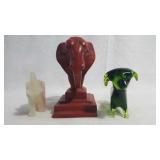 Glass Figurine Lot
