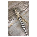 Vintage aluminum outdoor clothes drying rack