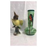 Two bird collectibles