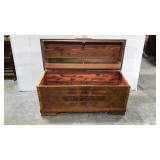 Antique art deco Lane cedar chest