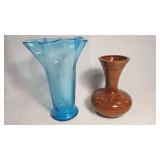 Retro Glass Vase Lot