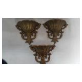 Vintage Gold Wall Decor