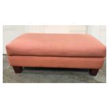 Peach ottoman