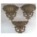 Vintage Gold Wall Decor