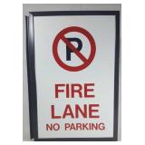 Aluminum Fire Lane Sign