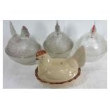 Chicken Candy Dish Lot