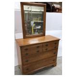 Vintage dresser with mirror