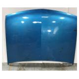 Light blue car hood