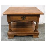 Ethan Allen solid wood end table