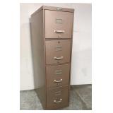 Vintage industrial steel file cabinet