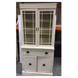 Antique painted hutch