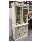 Antique painted hutch