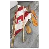 Vintage canoe sail rig